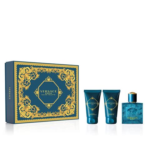 Versace Eros Eau De Toilette, 50 ml Gift Set 